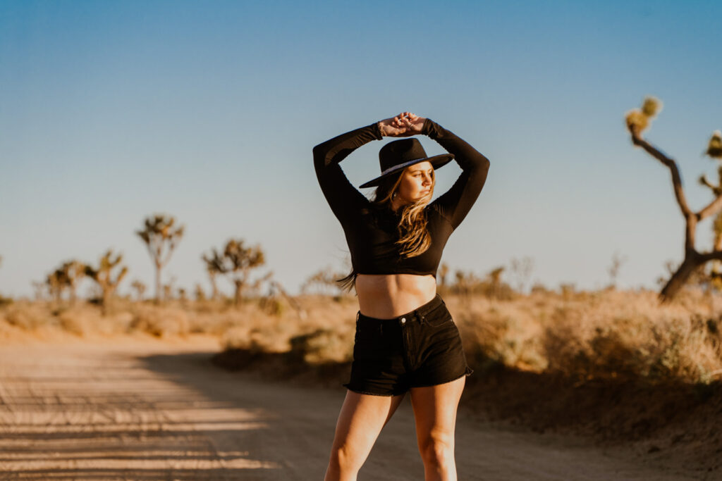 Joshua Tree photoshoot with Hope Blanchard for her Cosmo feature